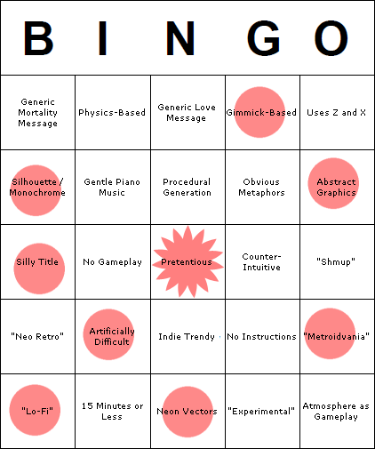 The Pretentious Indie Gamer Scene Â» Blog Archive Â» Indie Gaming Bingo:  VVVVVV