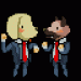 Two Dogs Fighting